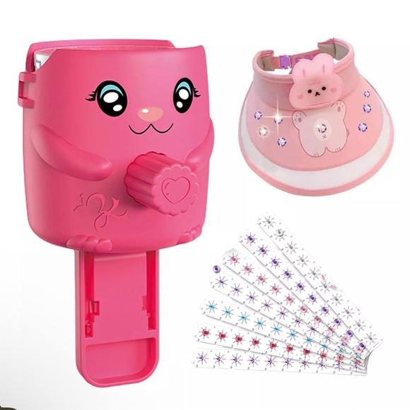 Shining bling diamond hair sparkle ✨ stamper  machine set 120 gems 💎 - Picture 5 of 12